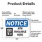 Signmission ATM Available Here, 14 in W x Rectangle, Aluminum OS-2PACK-NS-A-1014-L-15252 - alternate 6